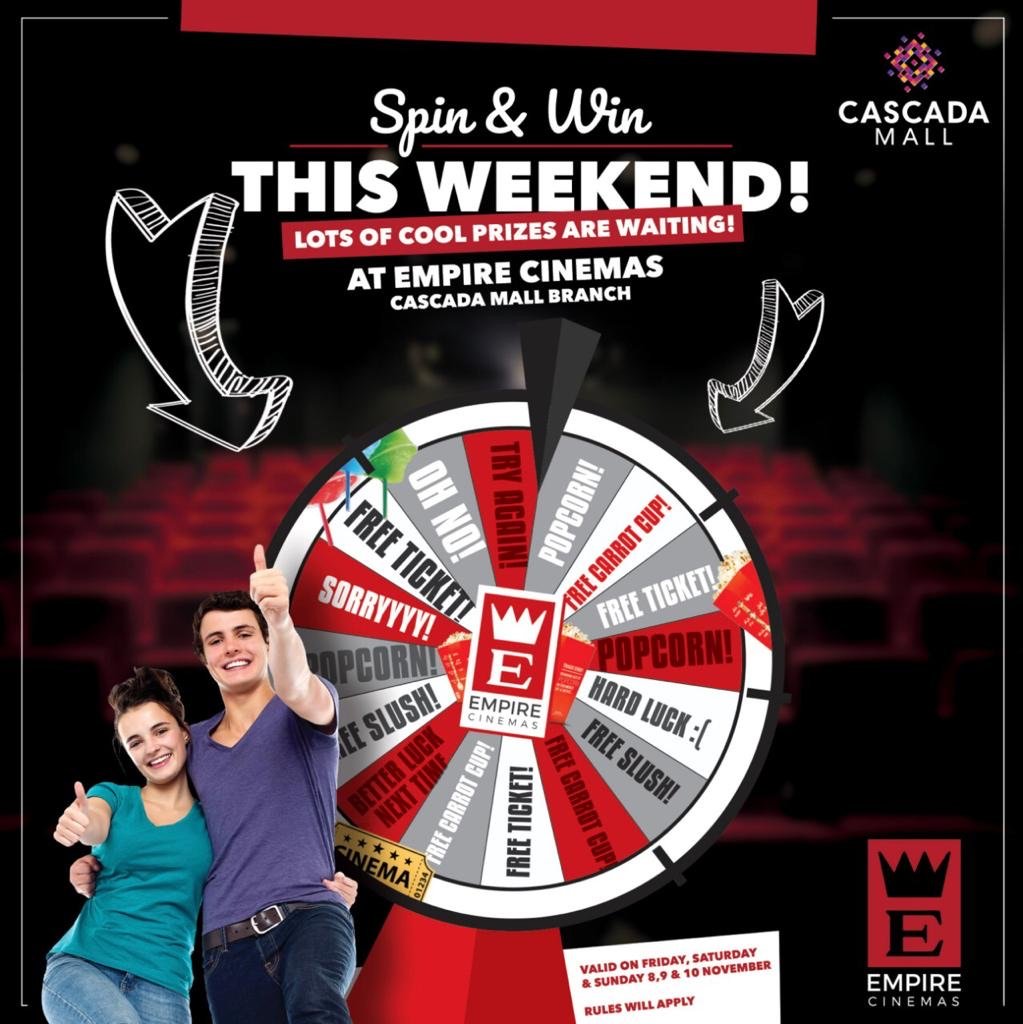Spin & Win competition ad