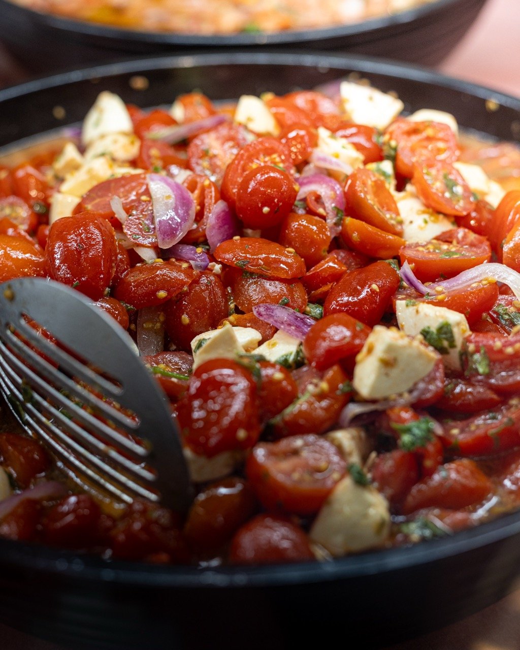 Fresh bruschetta platter
