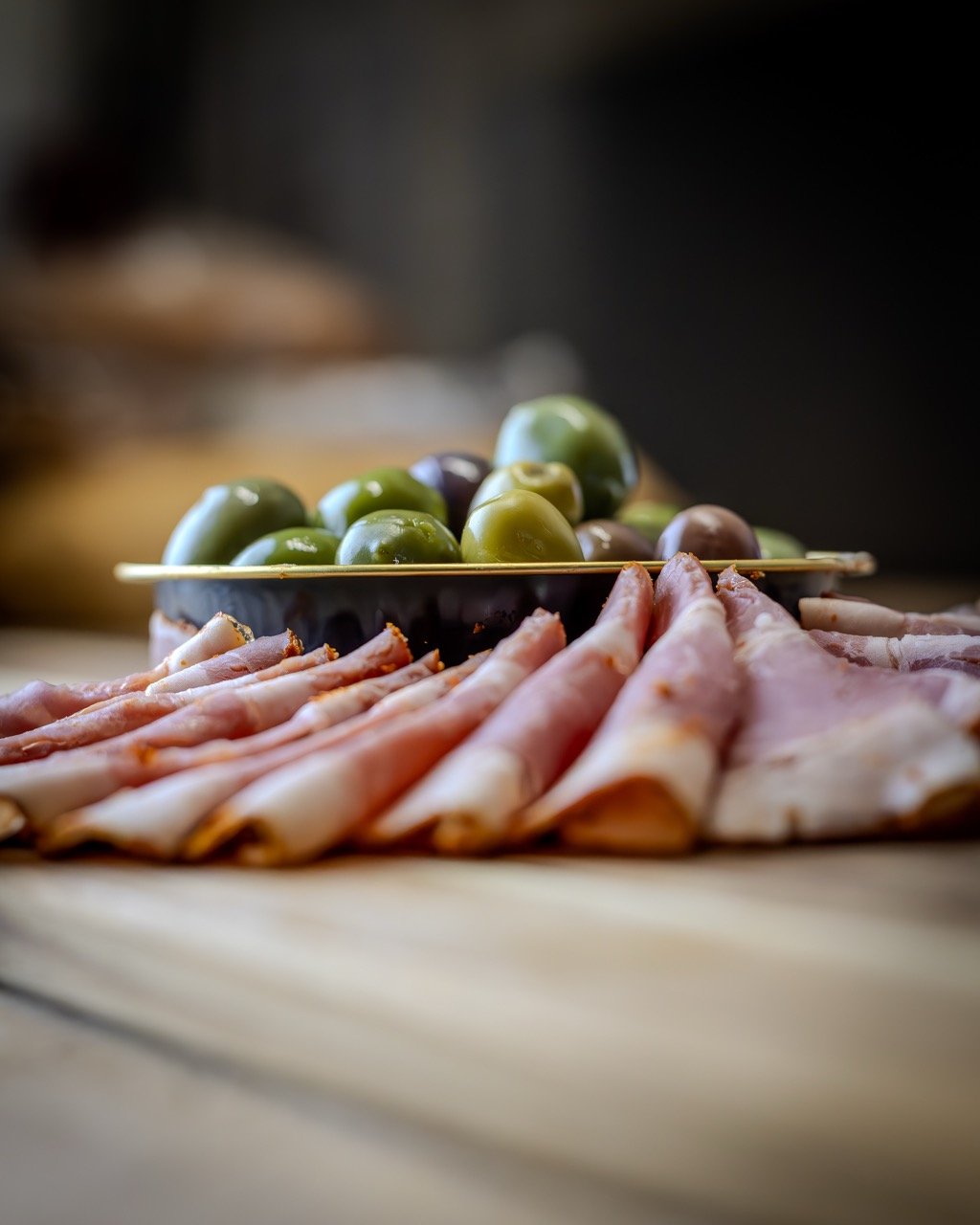 Gourmet charcuterie platter