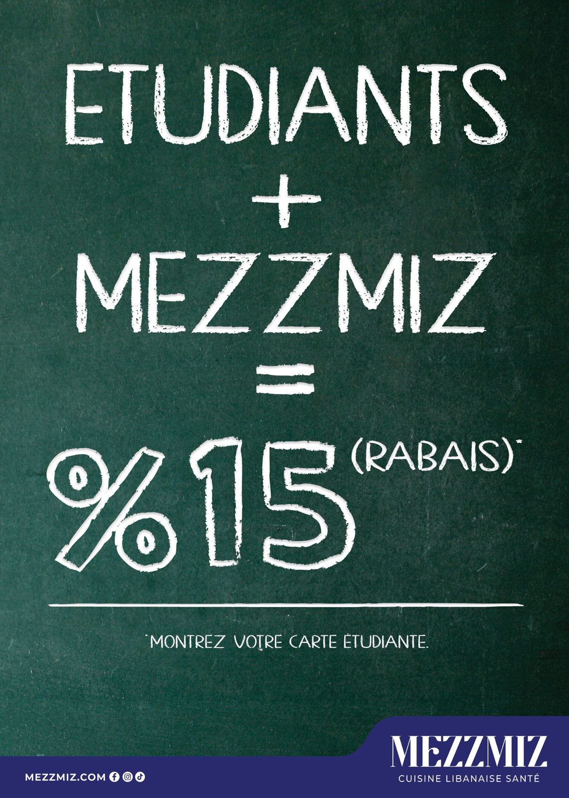 Student discount offer