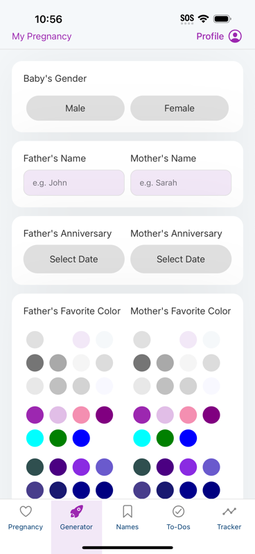 The baby name generator