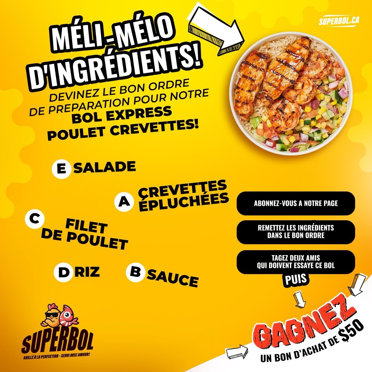 Ingredient mix-and-match post