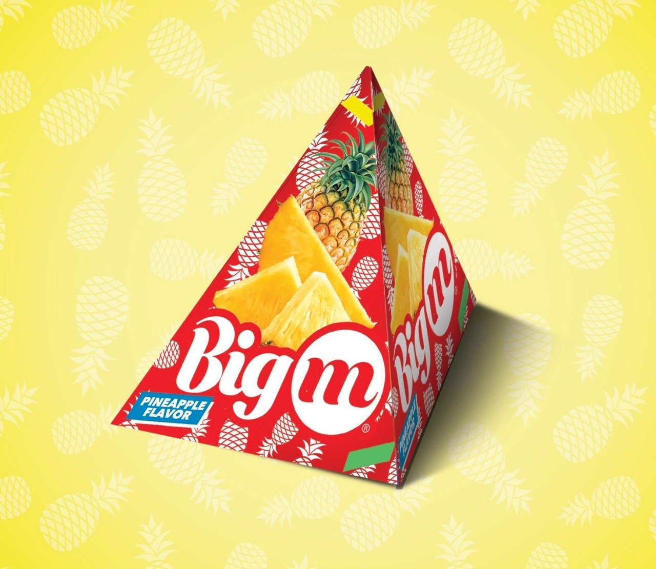 Big M pyramid box render