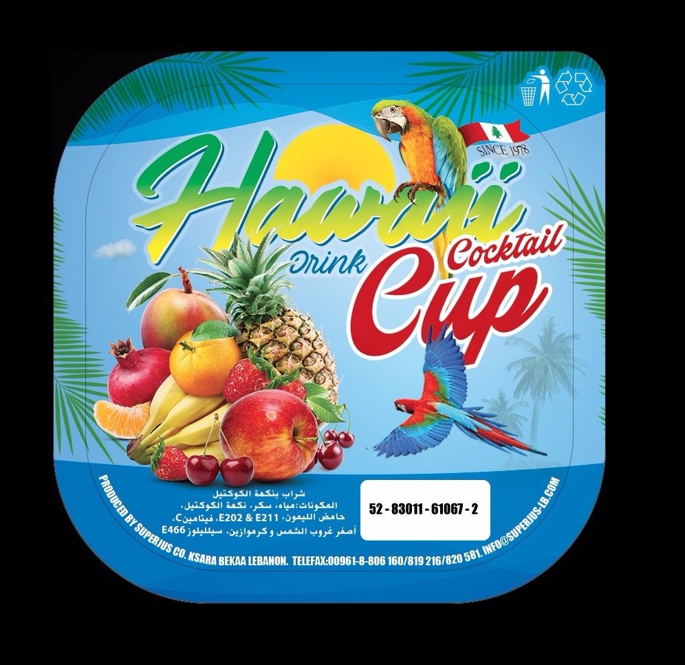 Cocktail cup lid