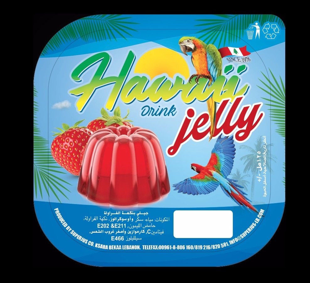 Jelly cup lid