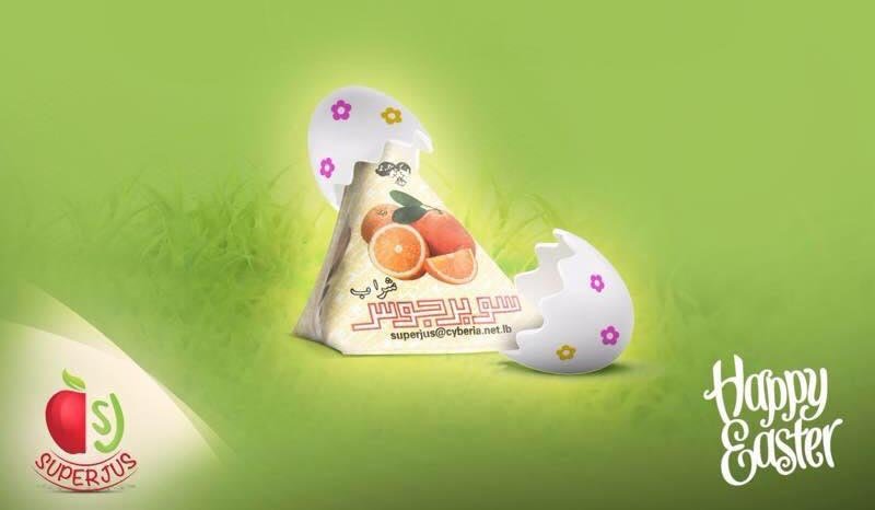Easter greeting social media post