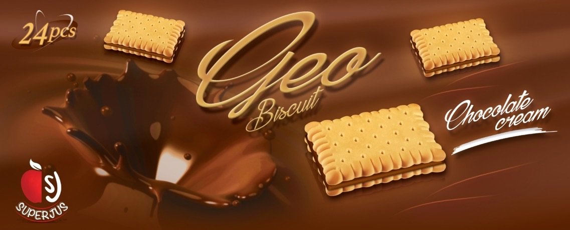 Geo biscuit package side