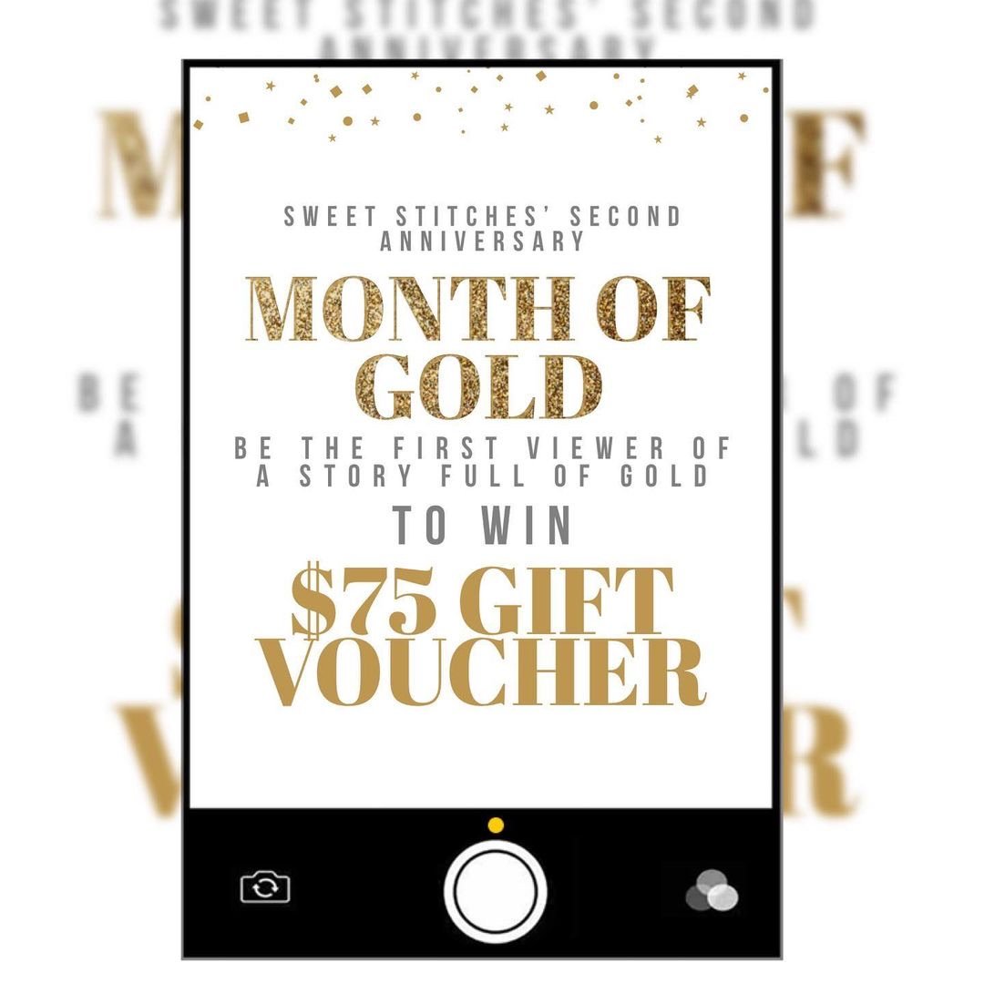 A gift voucher announcement