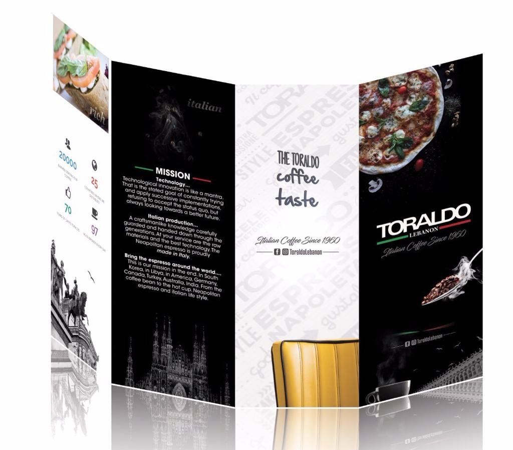 A restaurant menu design