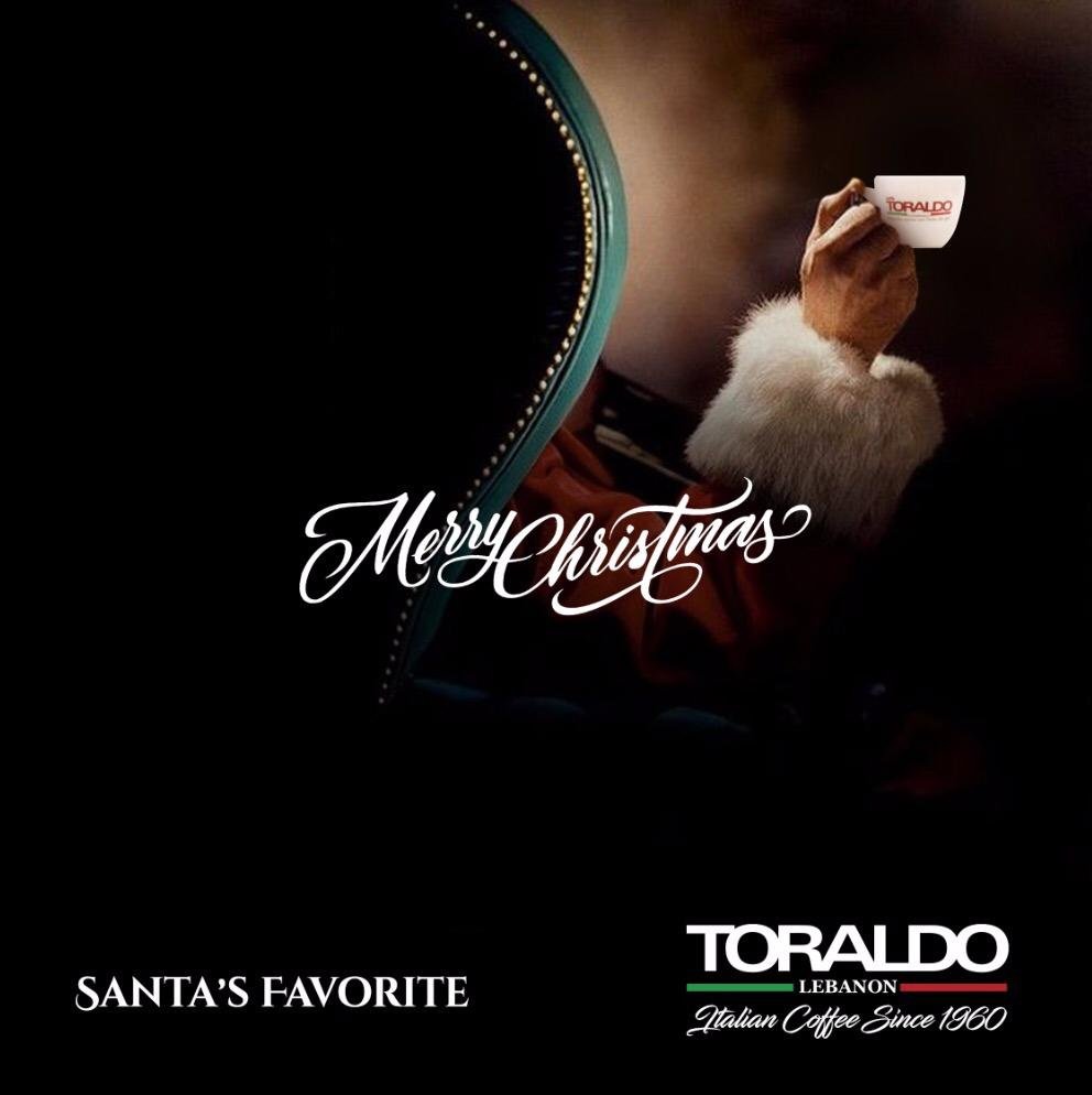 A Christmas social media post