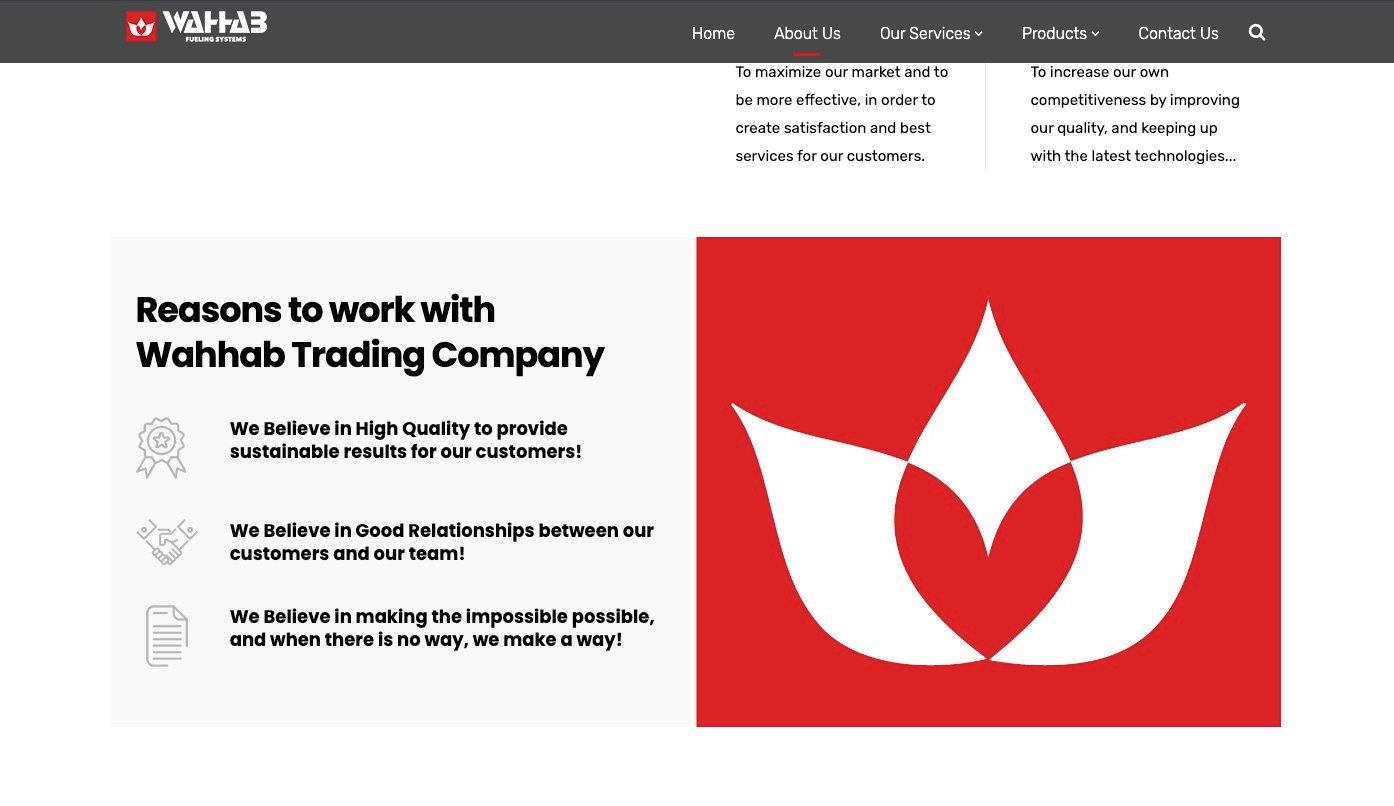 Reasons to work with Wahhab Trading Company